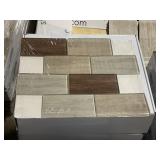 12" x 12" Wonderwood Subway Mosaic Tile x 50Pcs