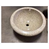 16-3/8" Speckled Marble Sink Vessel