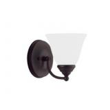 Seagullï¿½ 1-Bulb Wall Sconce in Black x 2