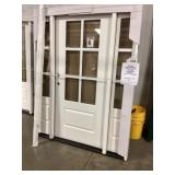 Fiberglass 6-Lite White RH Entry Door