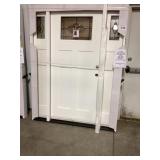 Craftsman LH Fiberglass Black Leaded Entry Door