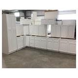 15pc. Silvercreek Aspen White 30" Kitchen