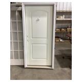 36" x 80" RH Fiberglass 2-Panel Ext. Door