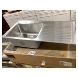 43" x 22" Stainless Steel Drop-in Sink
