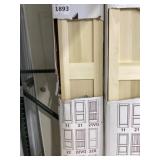 24" x 79" Poplar  2-panel Bifold Doors x 2