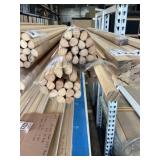 Unfinished Oak Chair Rail x 425 LF