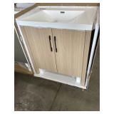 31.5" x 20" Vanity in Natural with Single Sink Top