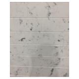 36" x 96" Shower Walls in White and Black