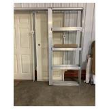 36" x 80" Aluminum Framed Pocket Door