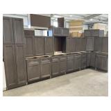 15pc Silvercreek West Point Gray 30" Kitchen