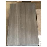22" x 35-1/2" Wood-Grain Gray Shelf Panel x3