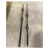 10pk 44" Bronze Metal Balusters x 9Boxes