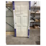36" x 84" RH Primed MDF 6-Panel Interior Door