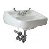 Commercial Wall Mount Sink with Accessories