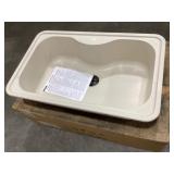 31" x 20" Undermount Composite Single Bowl Sink