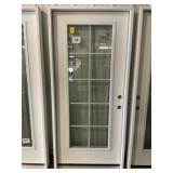 36" x 80" LH Fiberglass FV 10-Lite Exterior Door