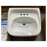 Commercial Wall Mount Sink with Accessories