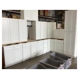 14pc. Silvercreek White Shaker 42" Kitchen