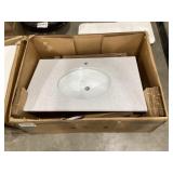 34.5" x 22" Single Sink Vanity Top