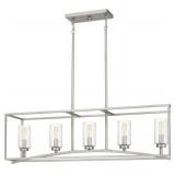 Ashley 5-Bulb Island Light in Nickel