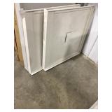 36" x 36" Center Drain Composite Shower Base x2