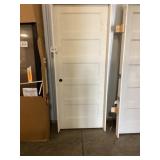 32" x 80" RH 5-Panel Primed White Interior Door