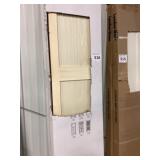 36" x 80" Unfinished Poplar Bifold Door x 2