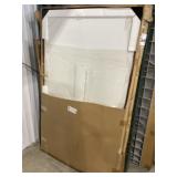 59" x 36" White C. Drain Composite Shower Base x 2