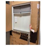 36" x 80-81" Mid-View Storm Door in White