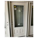36" x 80" RH Fiberglass MV Deco Exterior Door