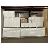 11Pc 36" Newport White Kitchen Set