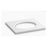 Kohlerï¿½ 25" White Oval Cutout Vanity Top