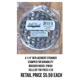 (20) 4-1/4" Replacement Strainer