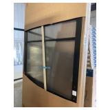 (2) Andersen Gliding Patio Door Panels in Black