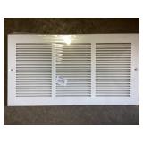 16" x 8" White Wall Register x18