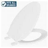 ProFloï¿½ Elongated Front Toilet Seat in White