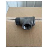 Box of 1-1/2 Galvanized Street Tee Fittings.