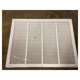 24" x18" White Wall Register