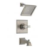 Deltaï¿½ Stainless Steel Tub & Shower Trim x2