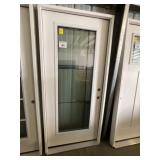 36" x 80" LH Fiberglass FV Deco Exterior Door