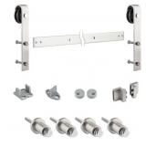 Interior Sliding Door Hardware in Nickel