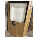 60" x 32" White RH Composite Shower Base