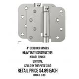 4" Exterior Hinges x50