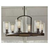 6-Light Chandelier in Vintage Bronze Finish