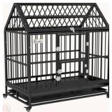 RTA 48' Heavy Duty Dog Crate in Black