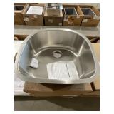 (4) 24' D-Shaped Undermount Stainless Steel Sinks