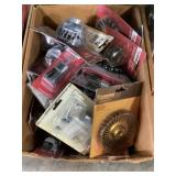 Mix Box Lot Of Assorted Sz. Wire Brushes