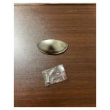 Box of (20) 3-5/8' Cupped Drawer Pulls in Nickel