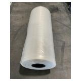 656'L x 15.5'W Clear Plastic Sheeting Roll