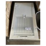 Truaire 16' x 8' Floor Register in White x 2